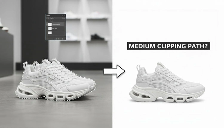 medium clipping path