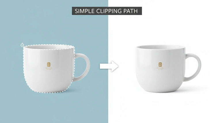 simple clipping path
