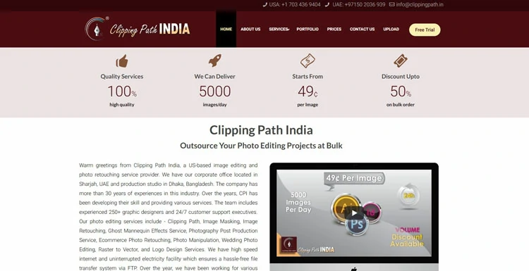 Clipping Path India
