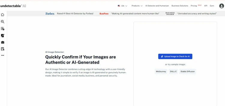 Undetectable AI image detector