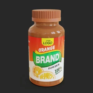 Bottle jar 3D mockup