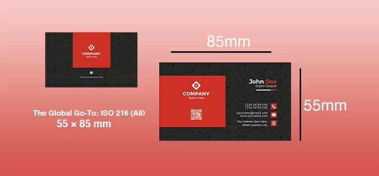 ISO 216 (A8) – 55 × 85 mm