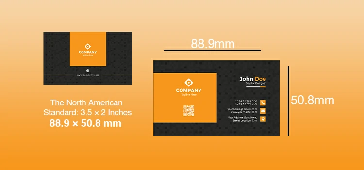 North American Standard-3.5×2 Inches