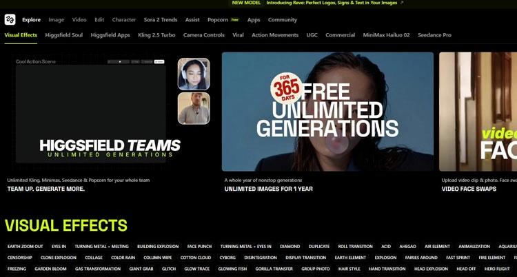 Higgsfield- AI Filmmaking app