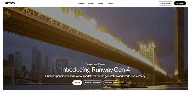 Runway ML (Gen-4 & Aleph)