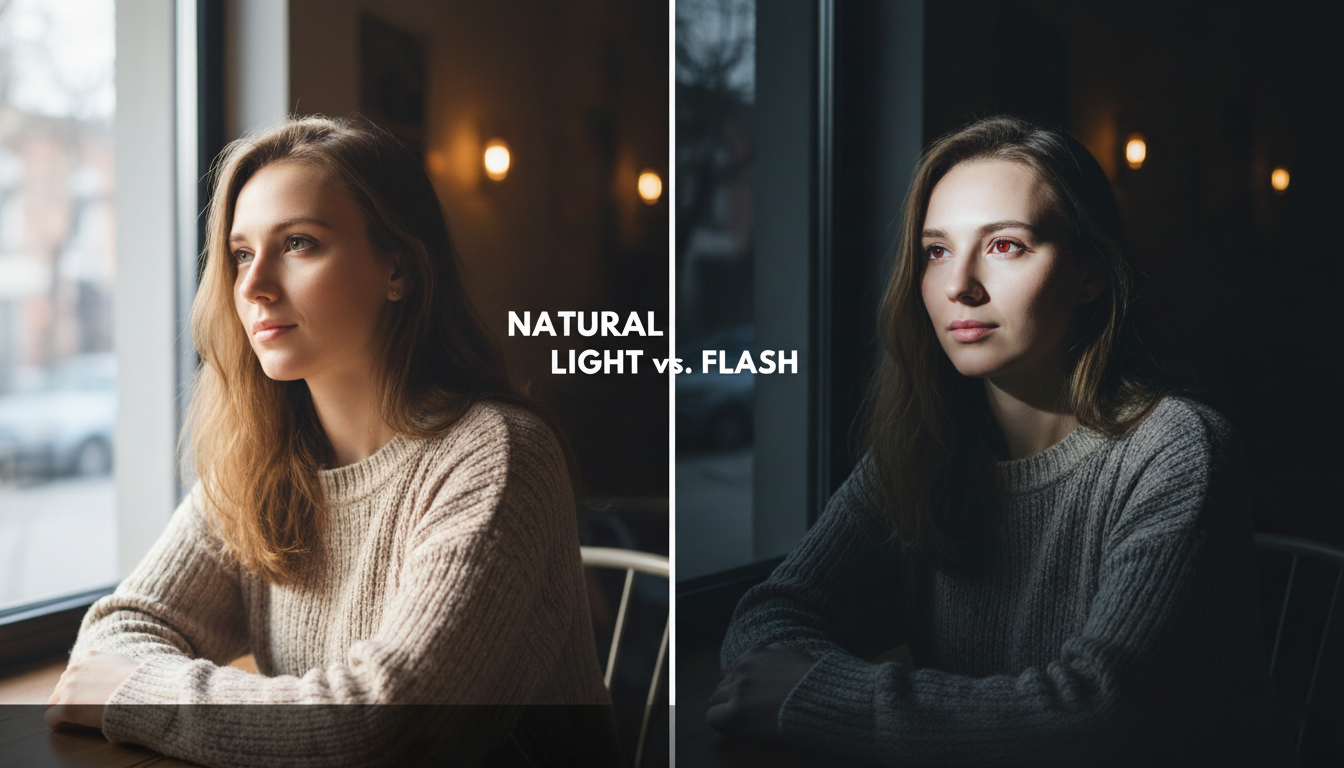 7 Natural light vs flash the real comparison