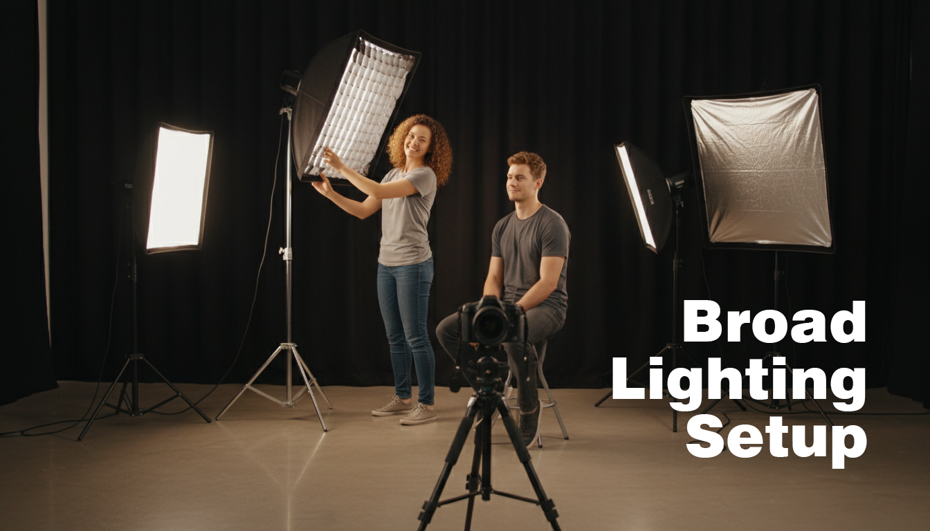 How to Set Up Broad Lighting in Photography