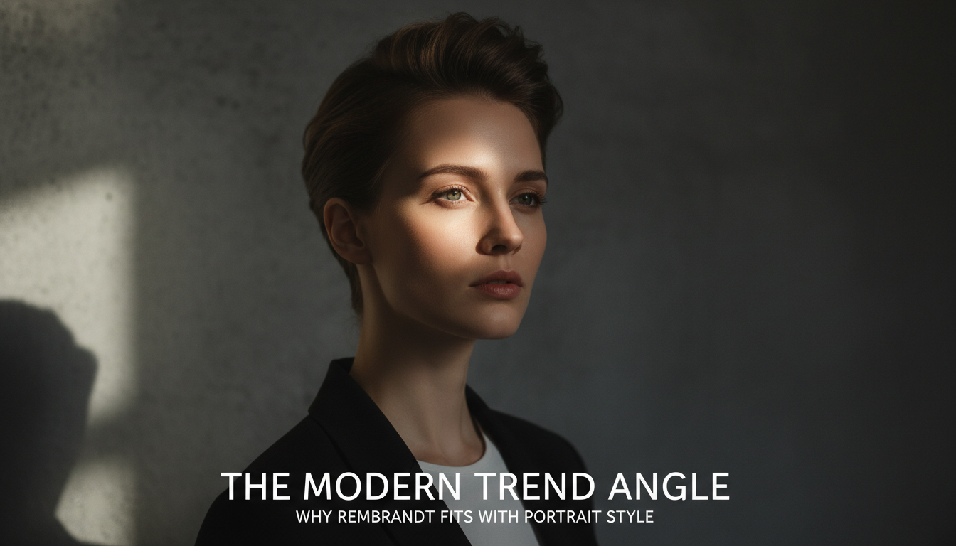 The modern trend angle why Rembrandt fits with portrait style.webp