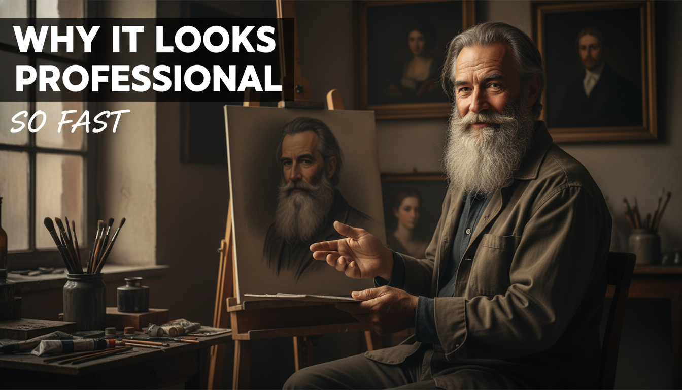Why it looks “professional” so fast