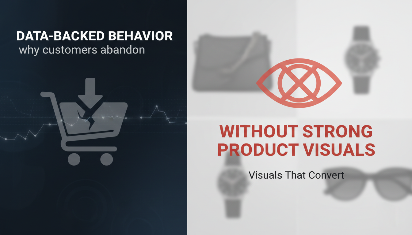3 Data-backed behavior why customers abandon without strong product visuals