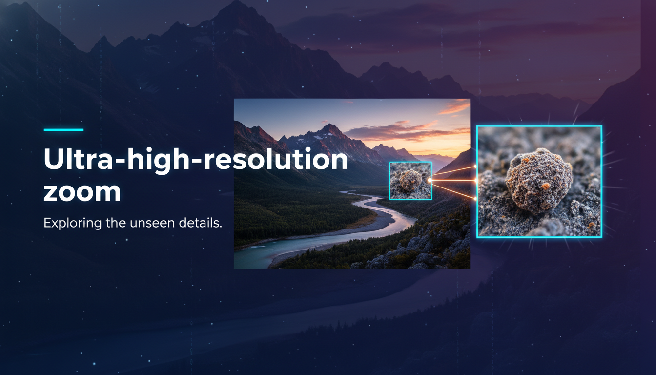 4 Ultra-high-resolution zoom