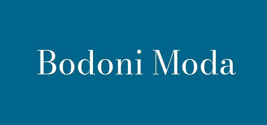 Bodoni Moda