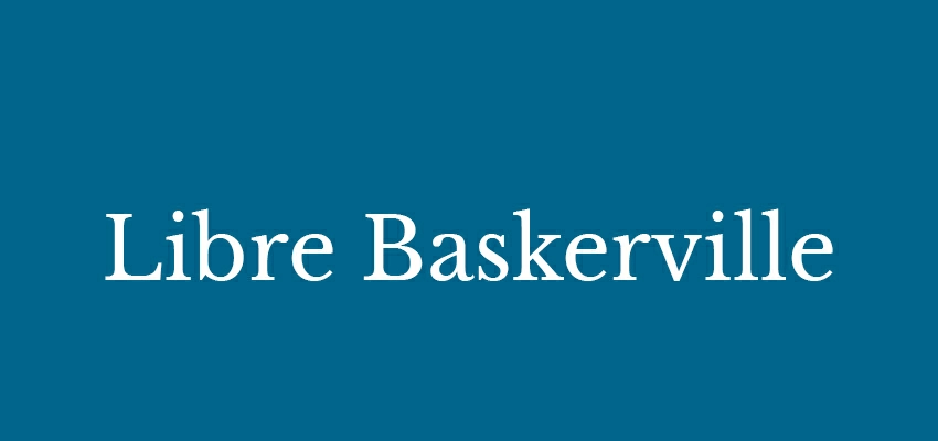 Libre Baskerville