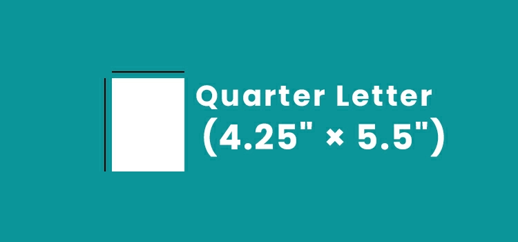Quarter Letter 4.25×5.5