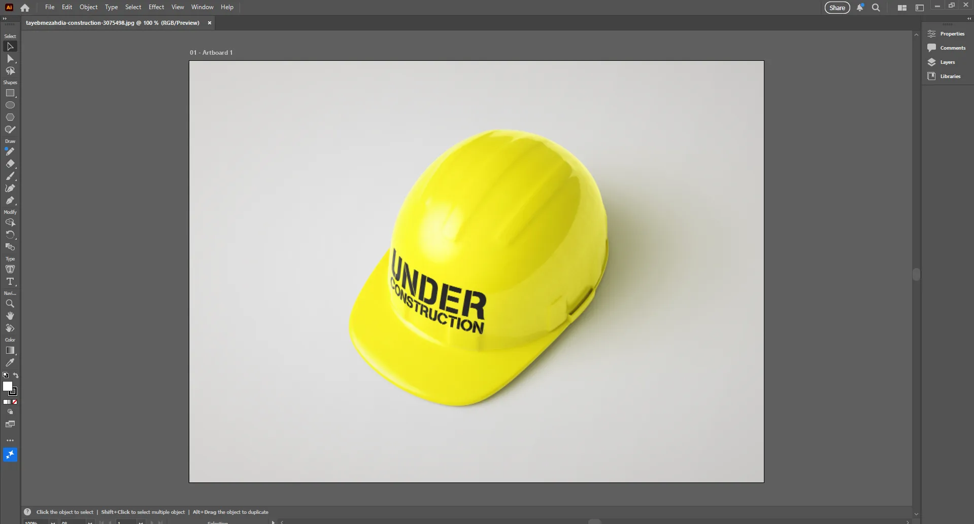 1 place your image or object