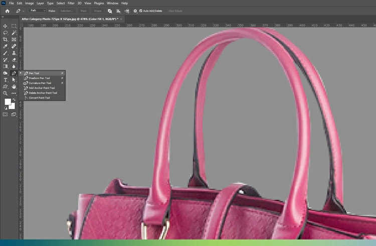 3-Select-Pen-Tool-and-create-path