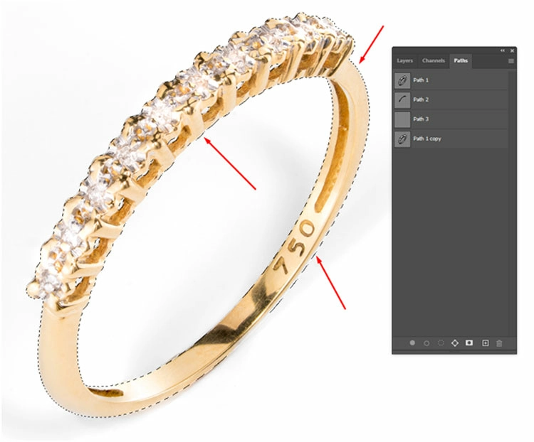 edit jewelry photo