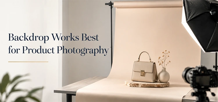 Backdrop Works Best for Product Photography