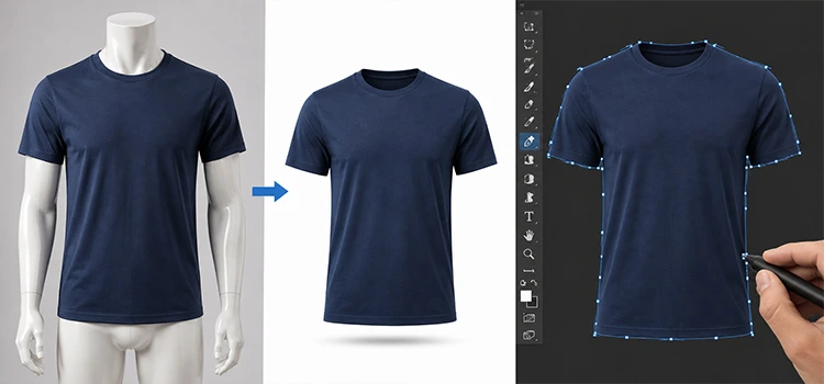 How Does the Clipping Path Technique Work in Ghost Mannequin Editing