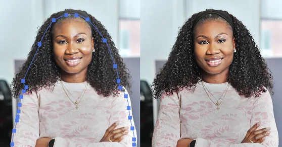 Photo Retouching Example