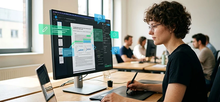 How Do Markup Tools Work in the AI Workspace