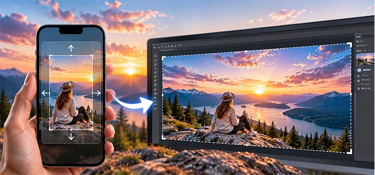 How Does iPhone Extend Compare to Photoshops Generative Expand