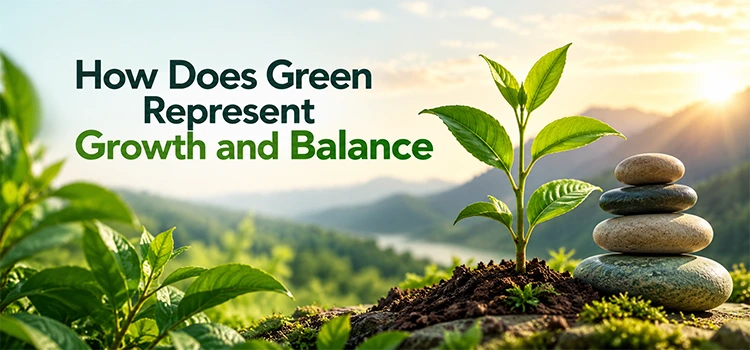 How Does Green Represent Growth and Balance