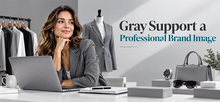 Gray Support a Professional Brand Image